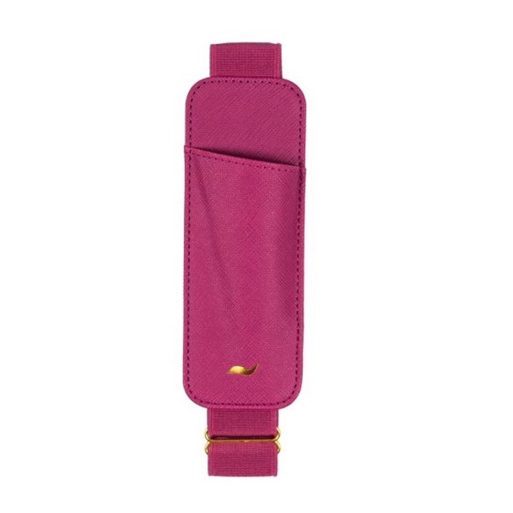 Elevation by Tina Wells Saffiano Vegan Leather Pen Holder Purple fuchsia nwt